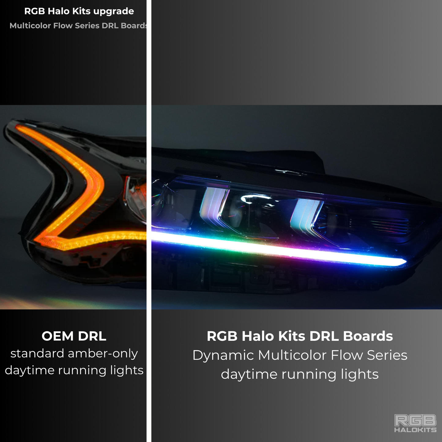 Stay LIT - Kia K5 Multicolor Flow DRL Boards (2021-2024)