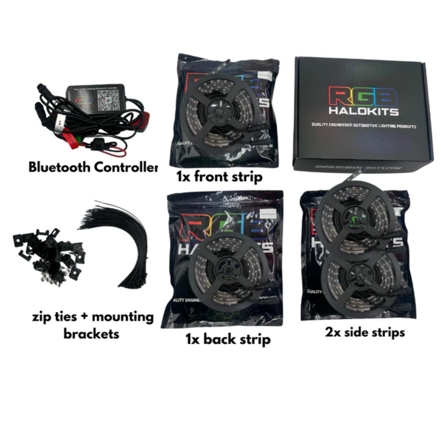 Stay LIT - LED Underglow Lighting Kit 3.0 | 4pc Flexible