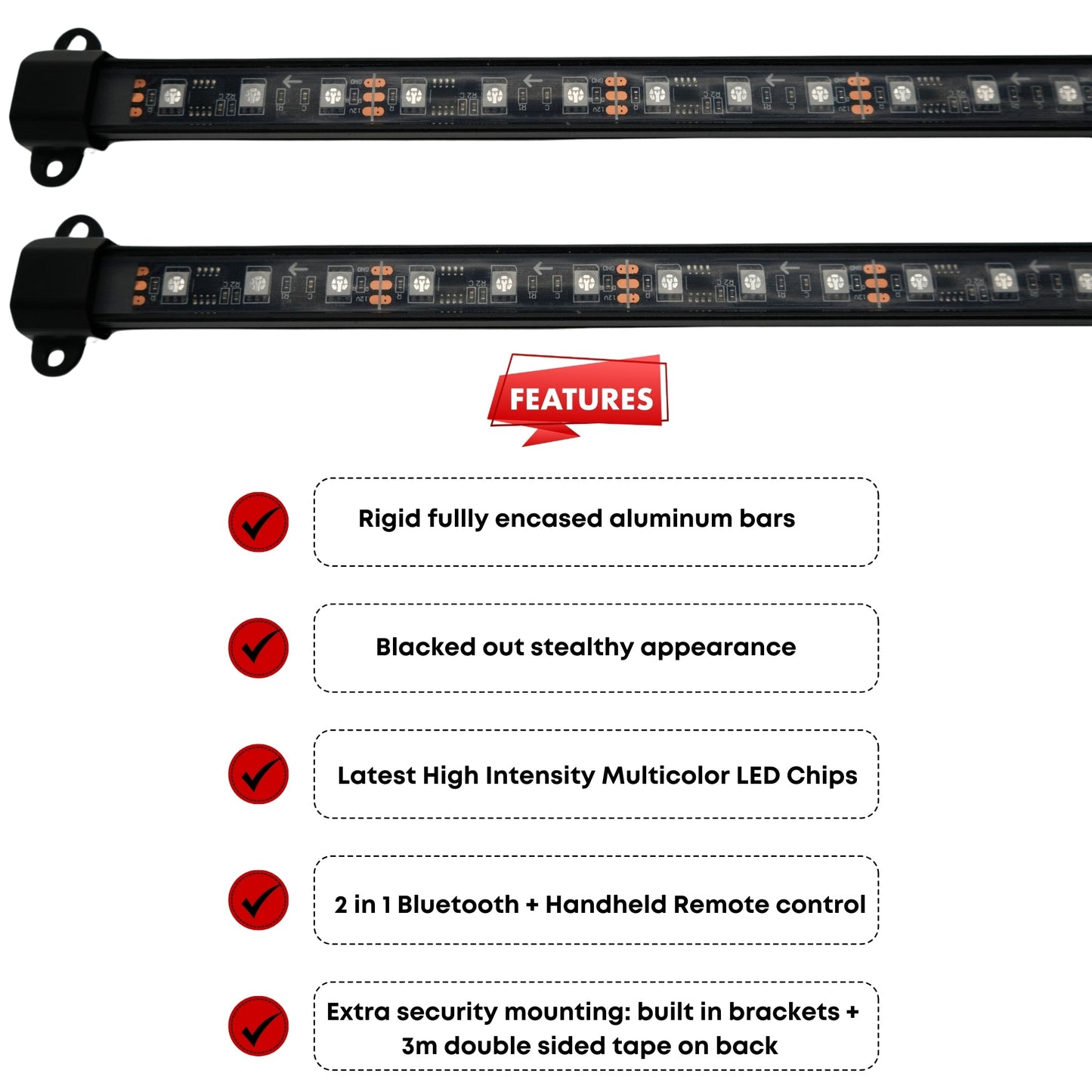 Stay LIT - LED Underglow Lighting Kit 3.0 | Aluminum