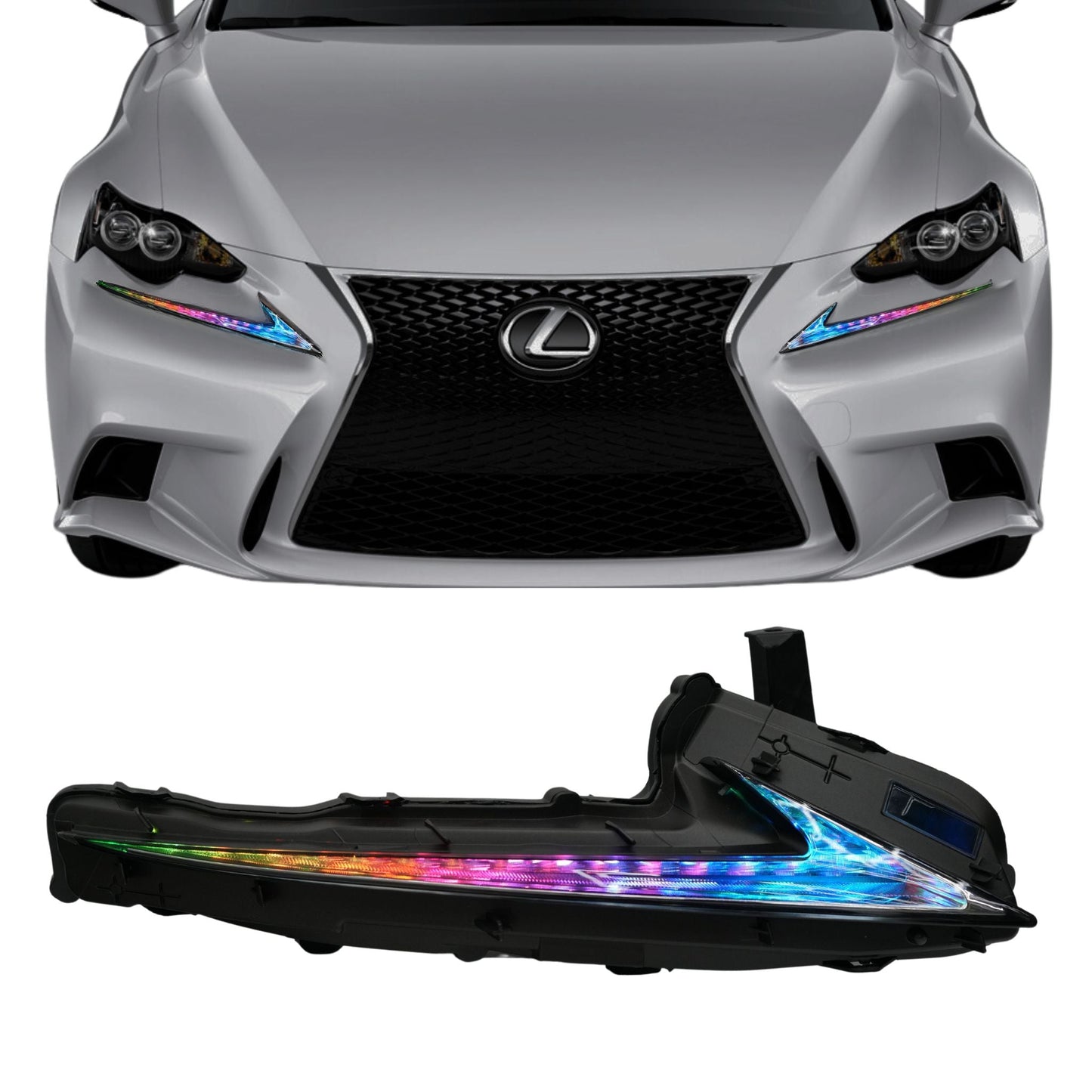 Stay LIT - Lexus IS Multicolor Flow Series DRL Boards (2014-2020)