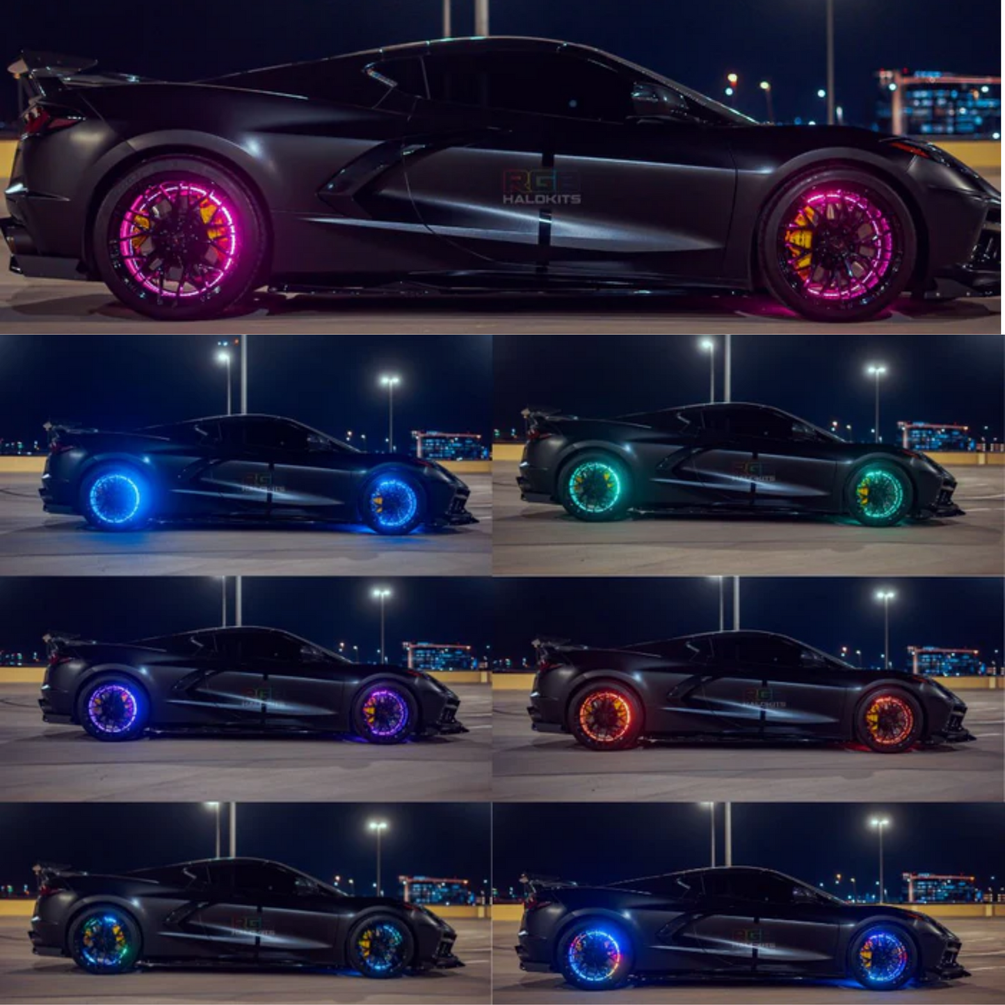 Stay LIT - Quad 4 Row LED Wheel Ring Kit | Flow Series
