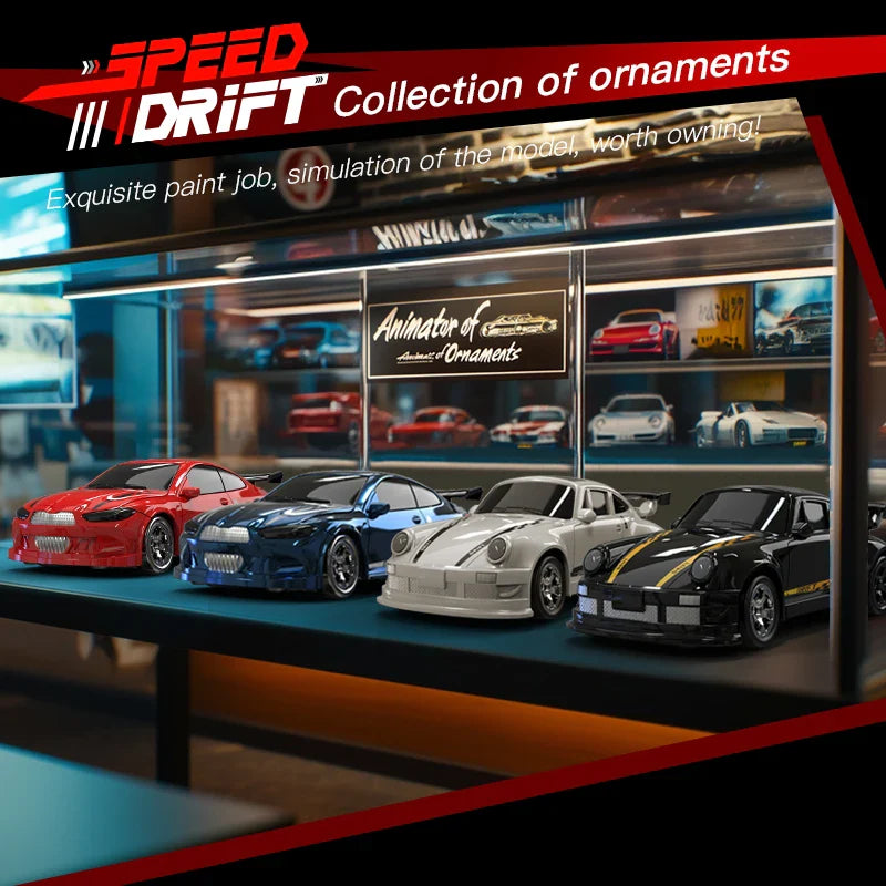 RC Toy - 1:64 Drift RC Car 4-Wheel Remote Control Racing Toy