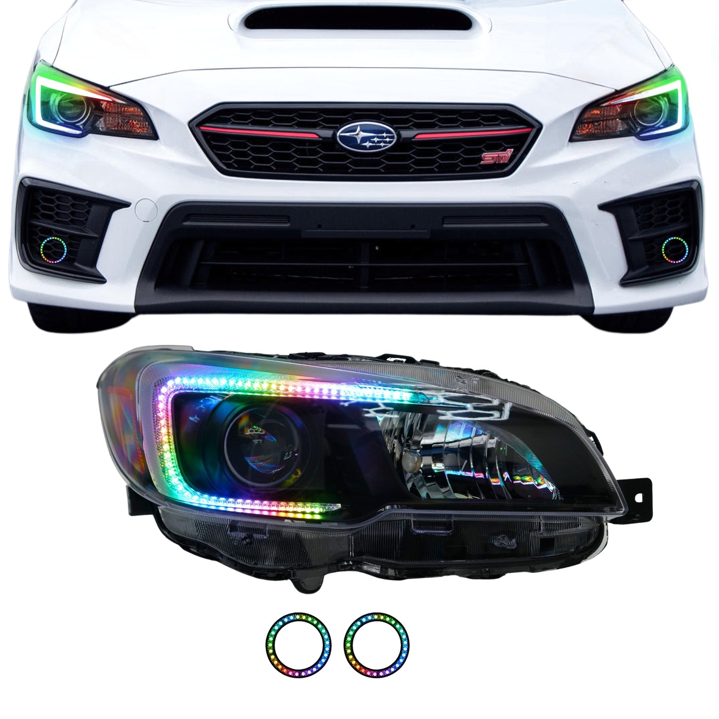 Stay LIT - Subaru WRX/STI Flow Series C Bar DRL Boards (2015-2021)