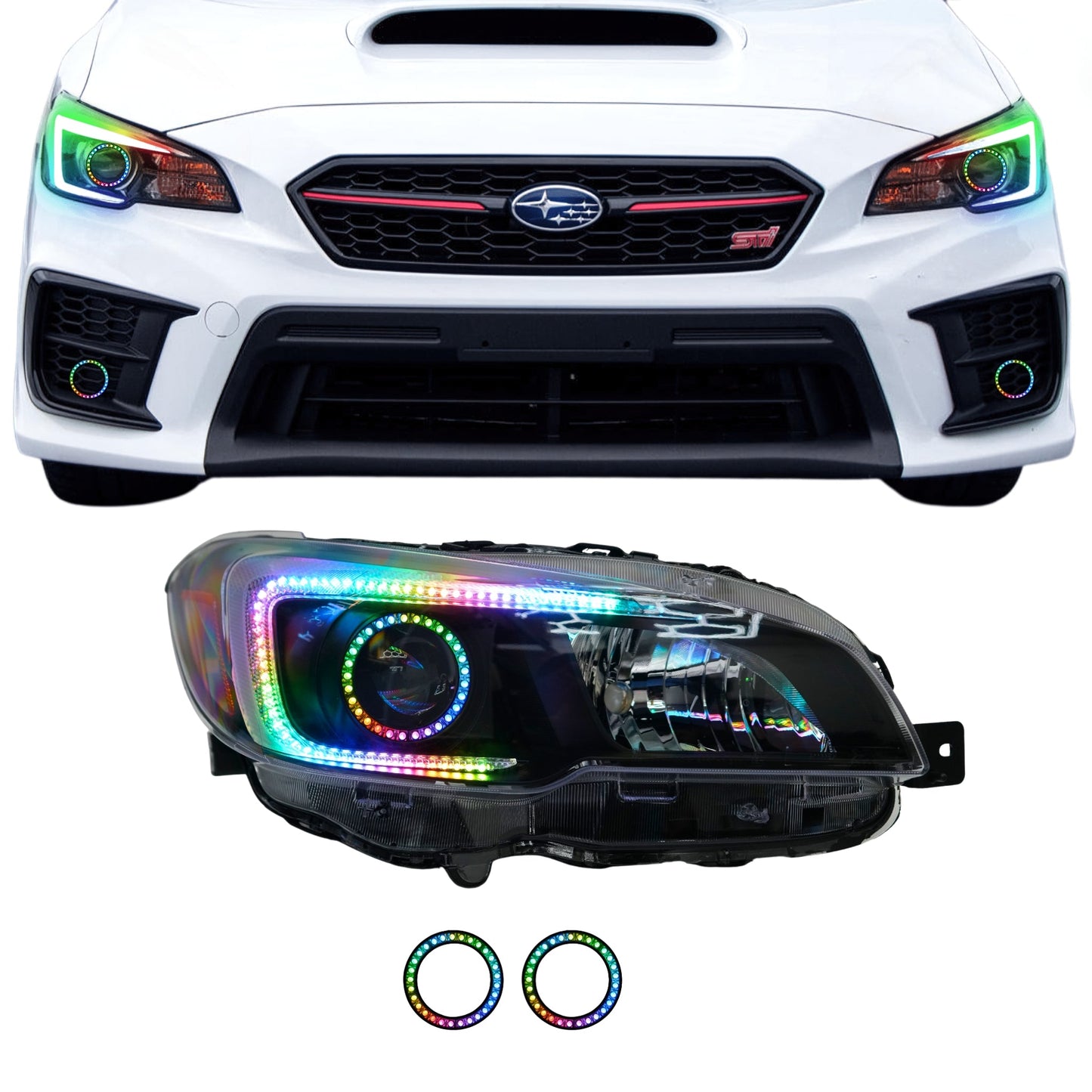 Stay LIT - Subaru WRX/STI Flow Series C Bar DRL Boards (2015-2021)