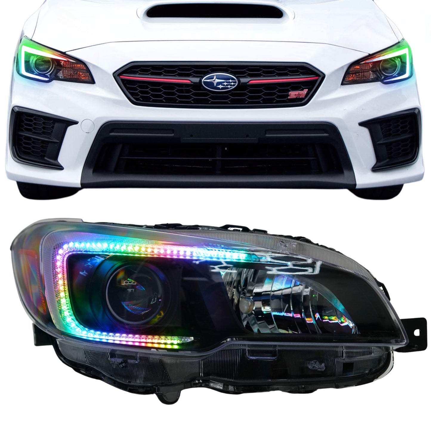Stay LIT - Subaru WRX/STI Flow Series C Bar DRL Boards (2015-2021)