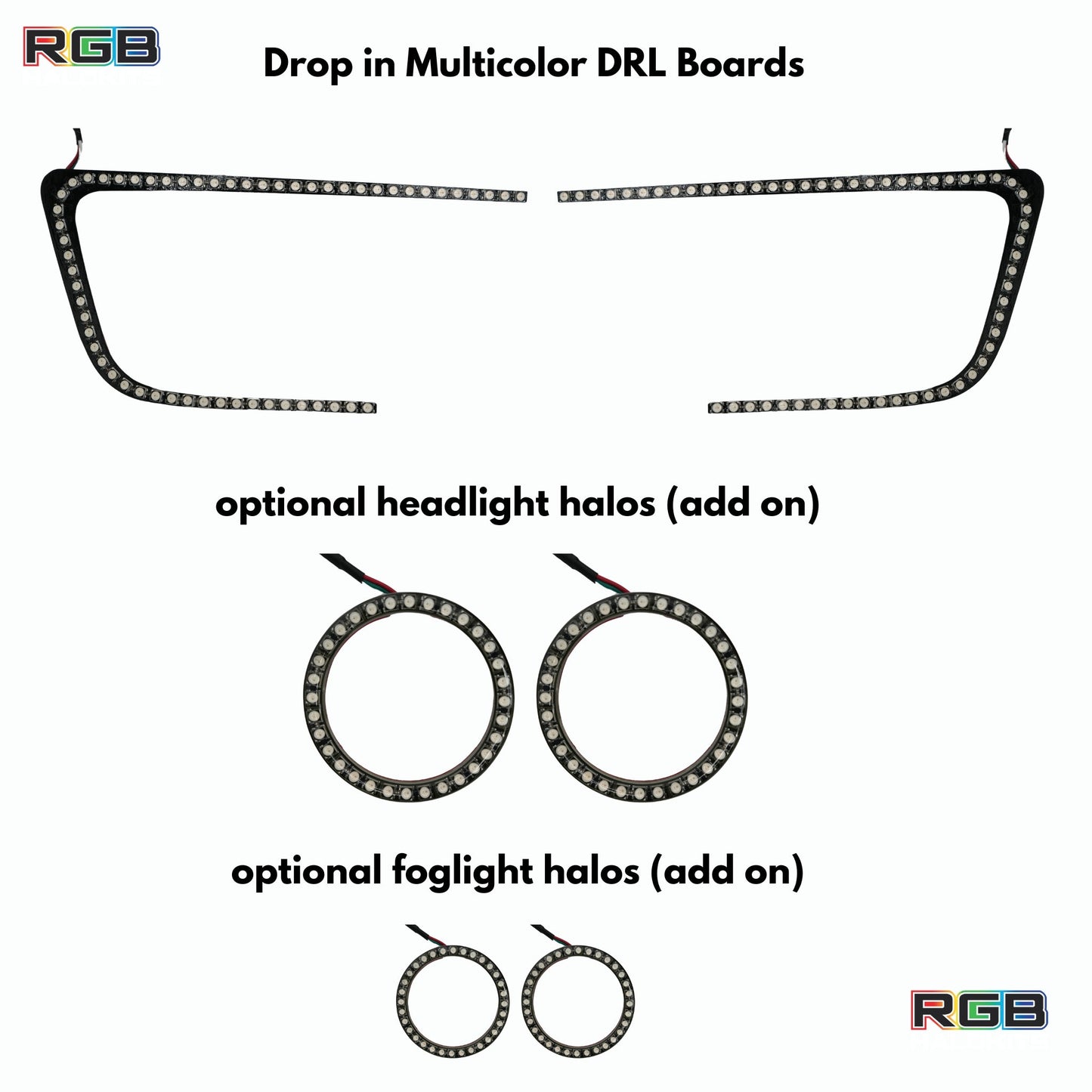Stay LIT - Subaru WRX/STI Flow Series C Bar DRL Boards (2015-2021)