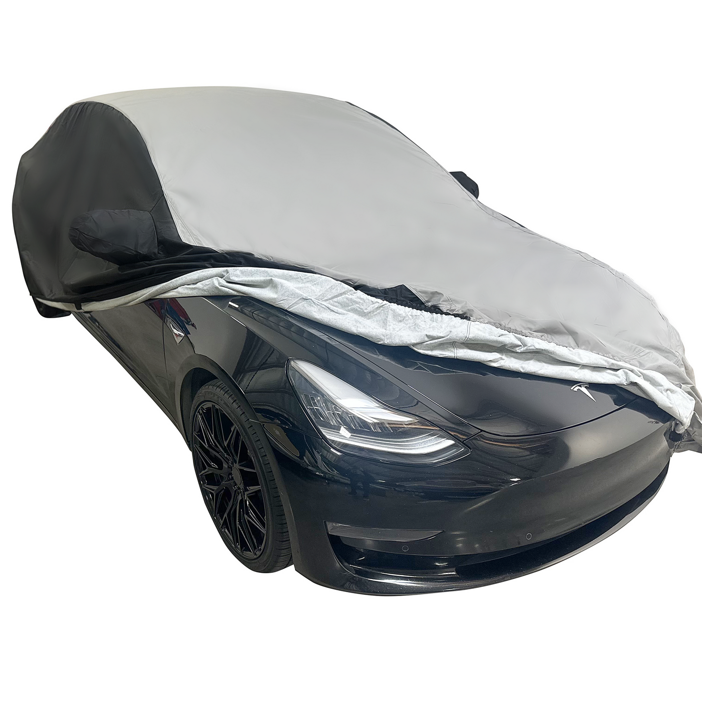 Ultraguard Plus Car Cover -  2017-2026 Tesla Model 3 Ultraguard Plus Car Cover - 300D Indoor/Outdoor Protection - Gray/Black