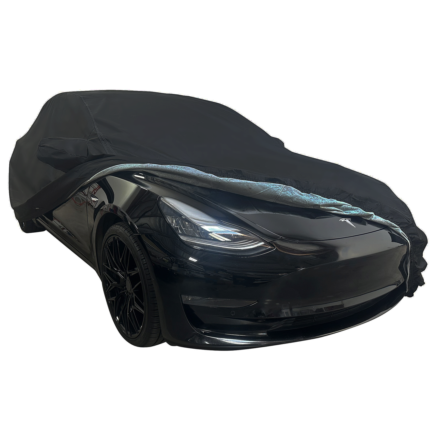 Ultraguard Plus Car Cover -  2017-2026 Tesla Model 3 Ultraguard Plus Car Cover - 300D Indoor/Outdoor Protection - Black