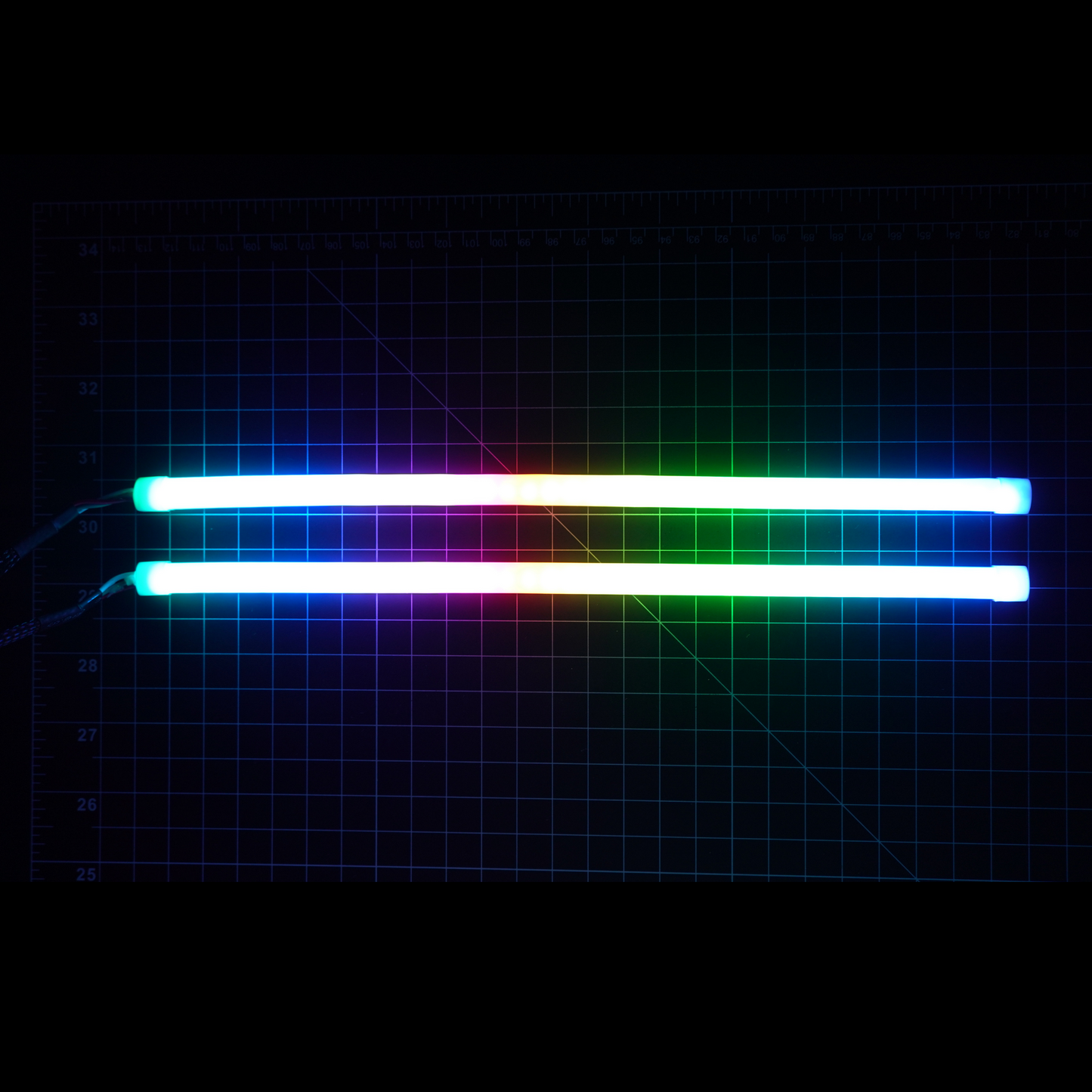 Stay LIT - Universal Flexible DRL Tube Diffused Strips | Multicolor