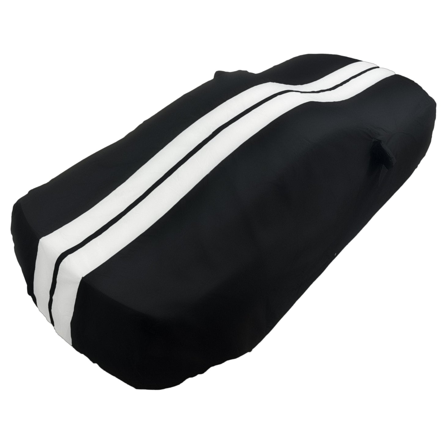 Ultraguard Plus Car Cover -  Ford Mustang Ultraguard Plus Car Cover - 300D Indoor/Outdoor Protection - Black with Gray Stripes