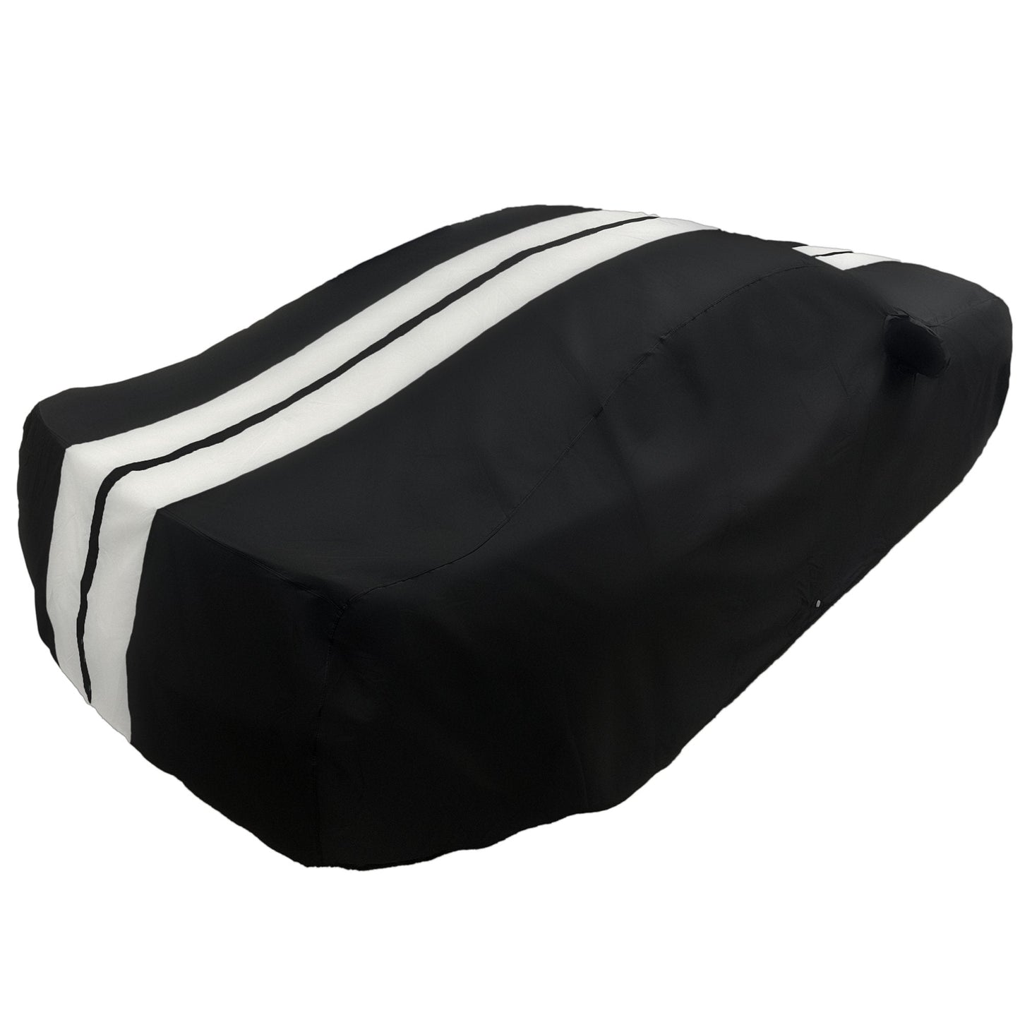 Ultraguard Plus Car Cover -  Ford Mustang Ultraguard Plus Car Cover - 300D Indoor/Outdoor Protection - Black with Gray Stripes