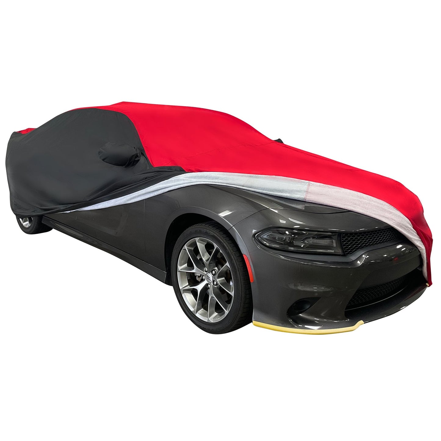 Ultraguard Plus Car Cover -  2005-2023 Dodge Charger Ultraguard Plus Car Cover - 300D Indoor/Outdoor Protection - Red/Black