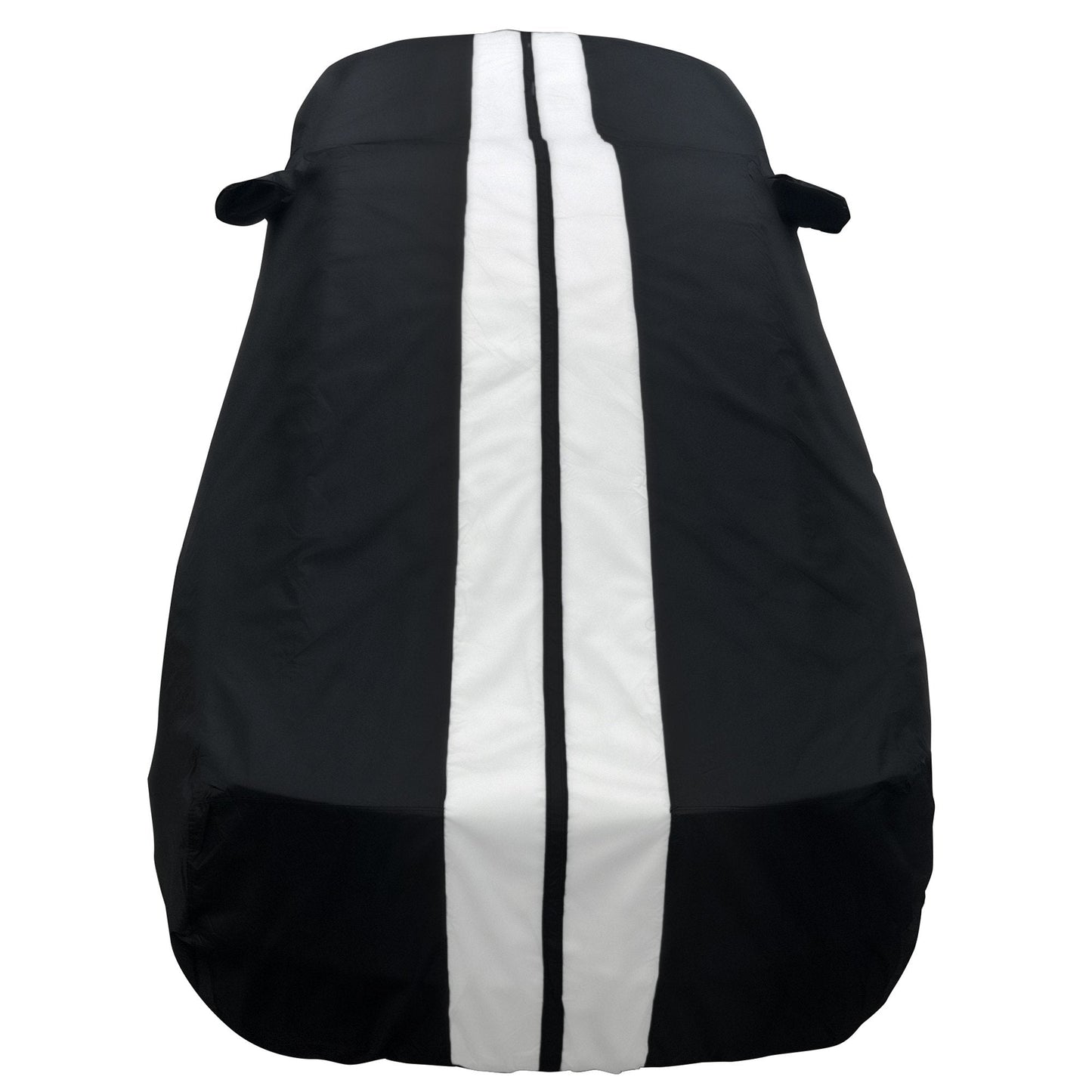 Ultraguard Plus Car Cover -  Ford Mustang Ultraguard Plus Car Cover - 300D Indoor/Outdoor Protection - Black with Gray Stripes