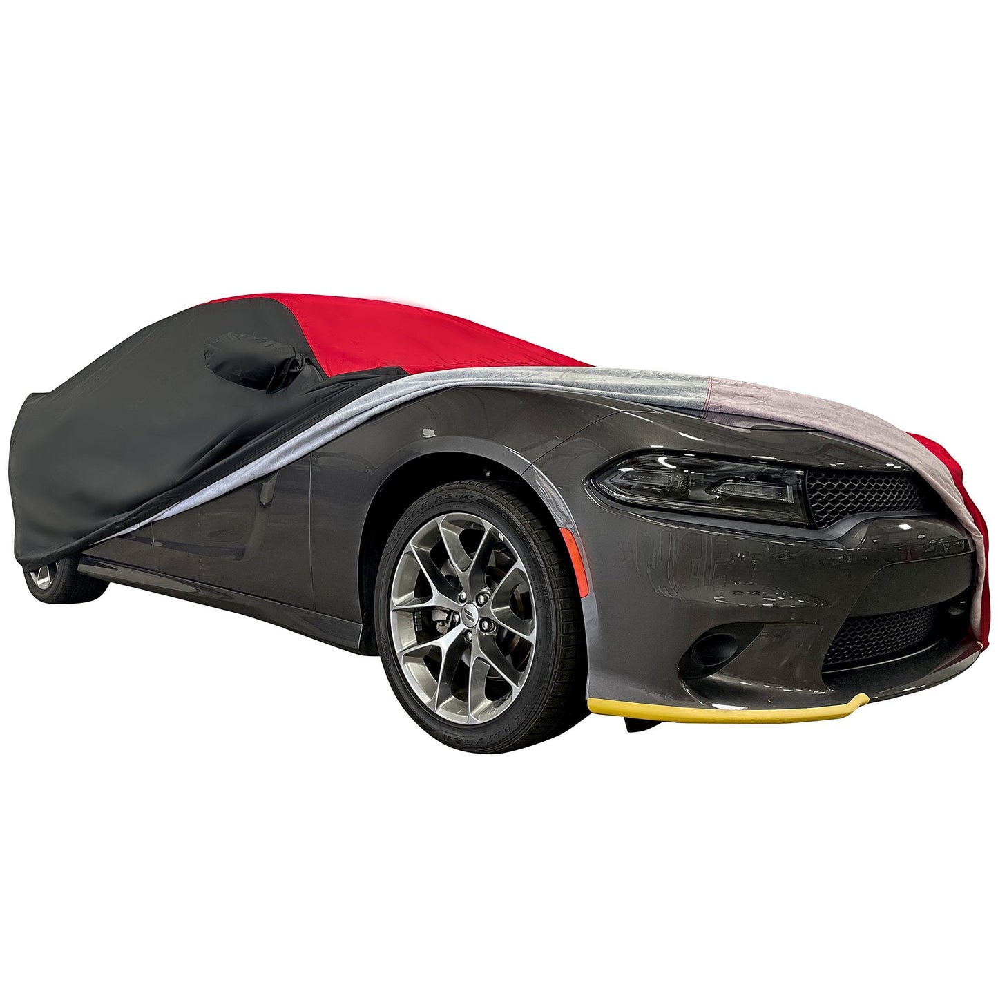 Ultraguard Plus Car Cover -  2005-2023 Dodge Charger Ultraguard Plus Car Cover - 300D Indoor/Outdoor Protection - Red/Black