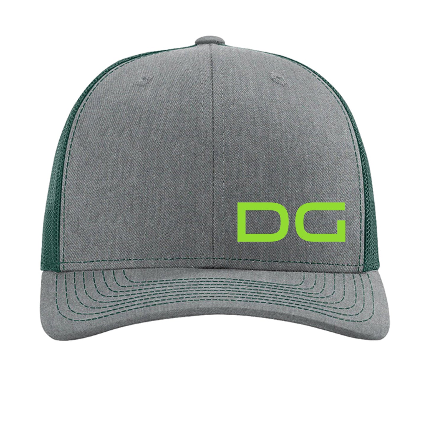 Heather Grey/ Dark Green - 112 - FRONT
